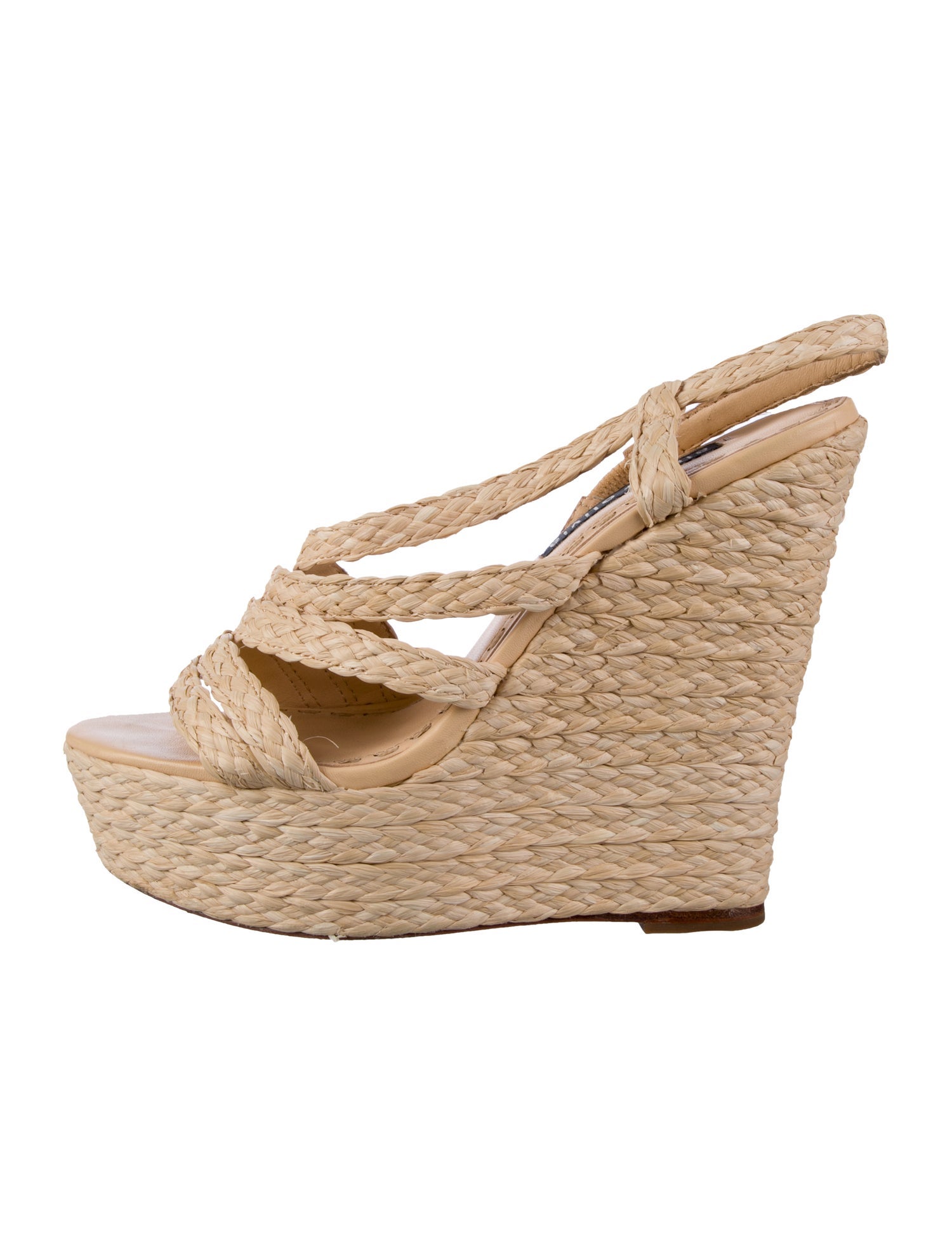 Alice + Olivia Straw Espadrilles