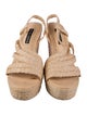 Alice + Olivia Straw Espadrilles