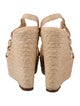 Alice + Olivia Straw Espadrilles