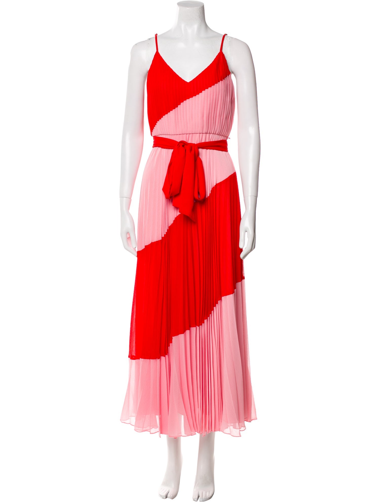 Alice + Olivia Colorblock Pattern Long Dress w/ Tags