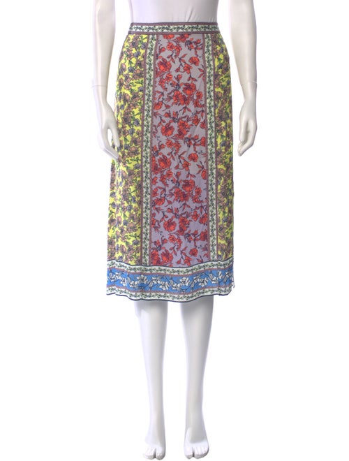 Alice + Olivia Floral Print Knee-Length Skirt