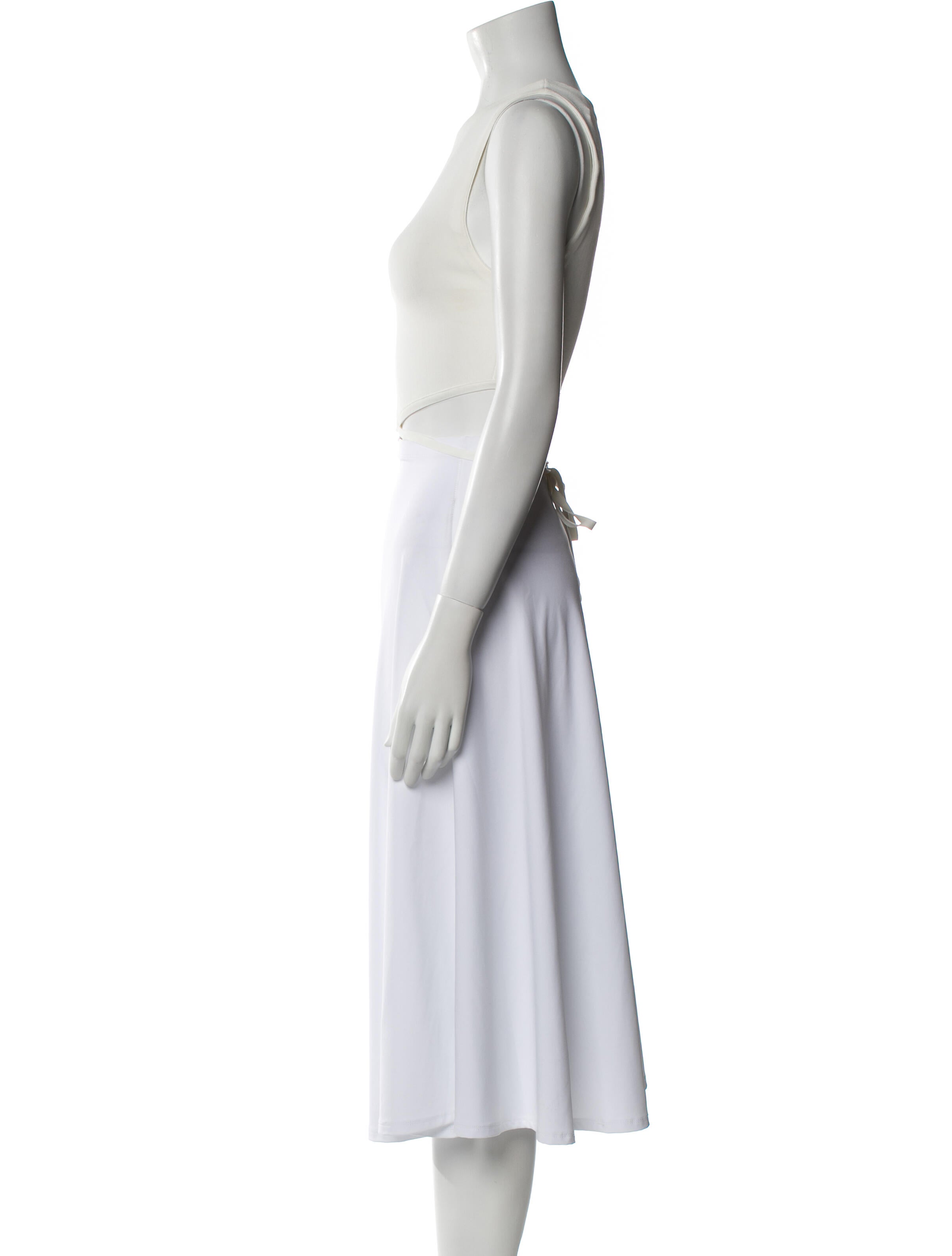 Alice + Olivia Halterneck Sleeveless Crop Top