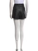 Alice + Olivia Lamb Leather Mini Shorts