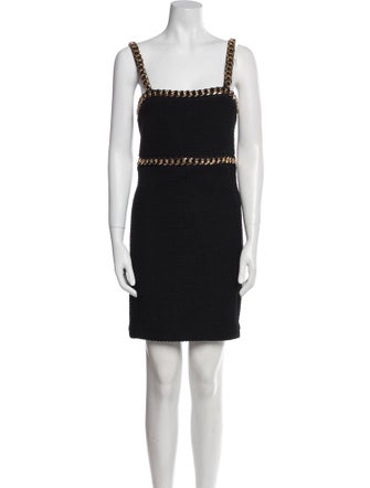 Alice + Olivia Square Neckline Mini Dress