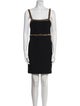 Alice + Olivia Square Neckline Mini Dress
