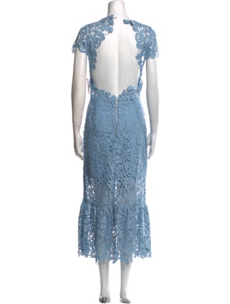 Alice + Olivia Crochet Long Dress