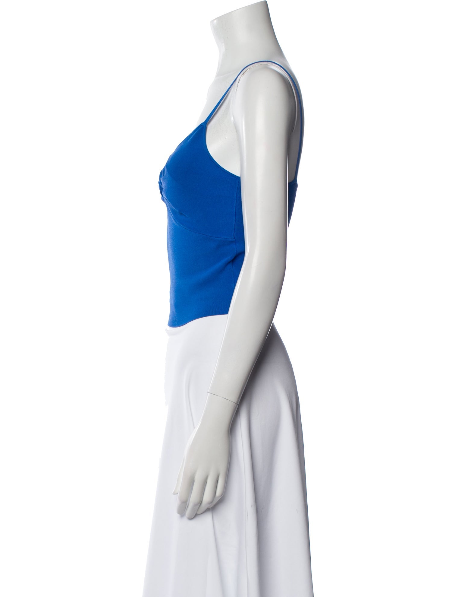 Alice + Olivia V-Neck Sleeveless Crop Top