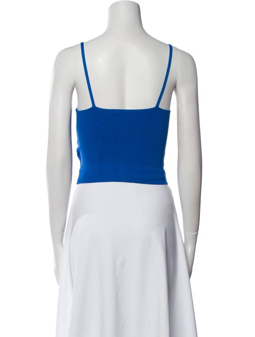 Alice + Olivia V-Neck Sleeveless Crop Top