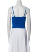 Alice + Olivia V-Neck Sleeveless Crop Top