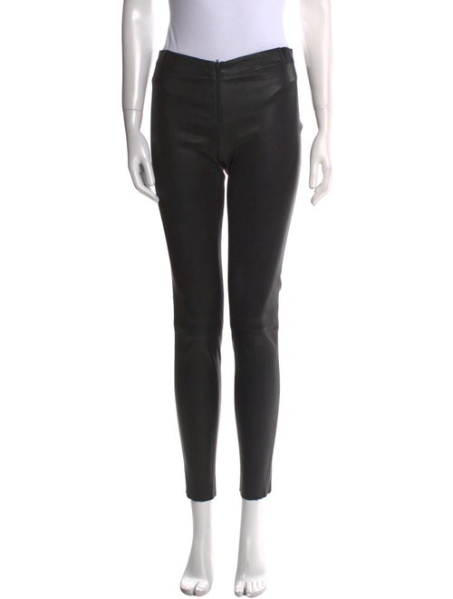 Alice + Olivia Lambskin Skinny Leg Pants