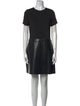 Alice + Olivia Crew Neck Mini Dress
