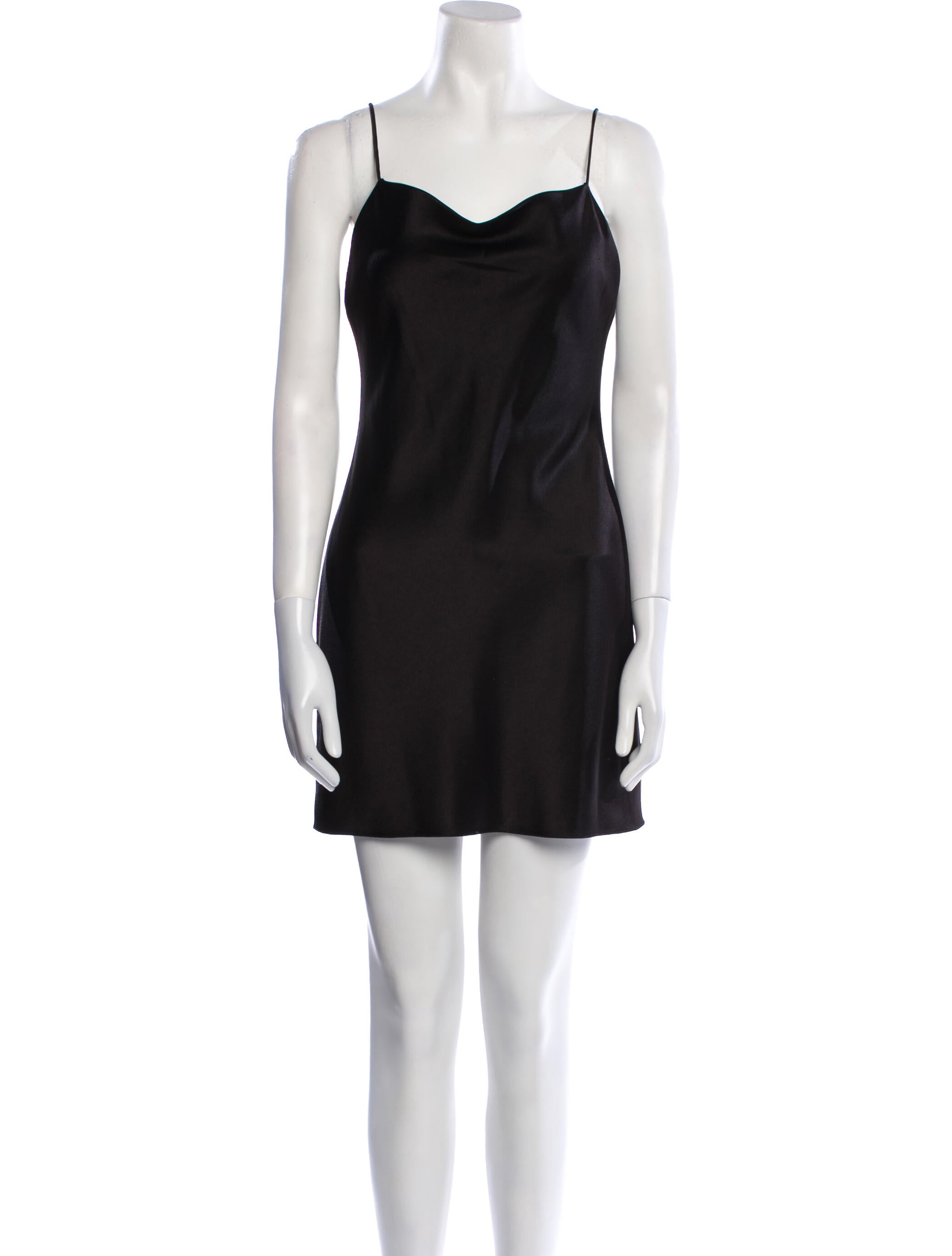 Alice + Olivia Cowl Neck Mini Dress