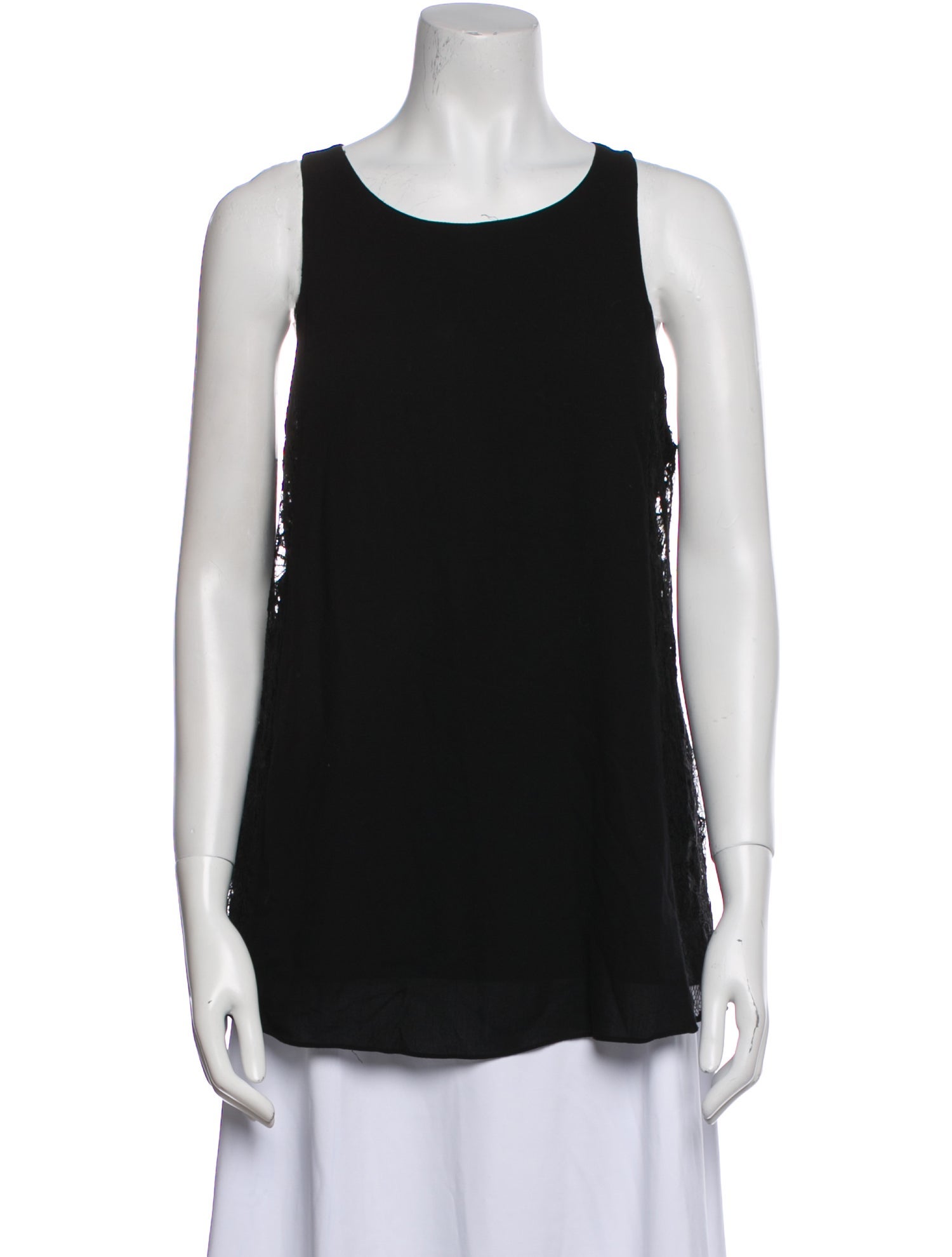 Alice + Olivia Scoop Neck Sleeveless Top