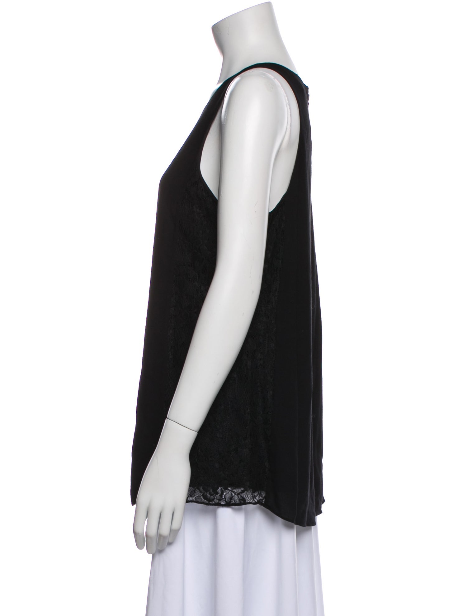Alice + Olivia Scoop Neck Sleeveless Top