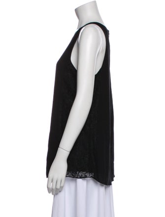 Alice + Olivia Scoop Neck Sleeveless Top