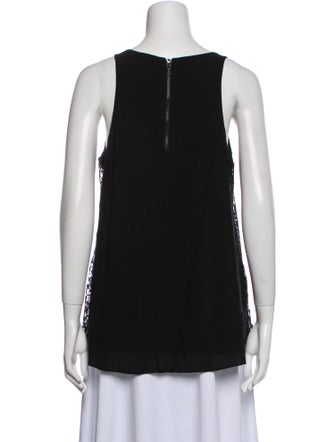 Alice + Olivia Scoop Neck Sleeveless Top