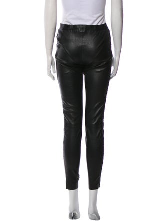 Alice + Olivia Leather Skinny Leg Pants