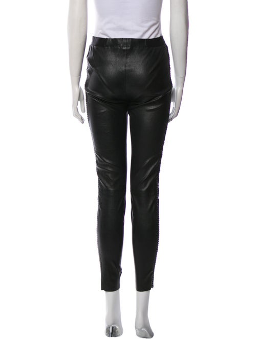 Alice + Olivia Leather Skinny Leg Pants