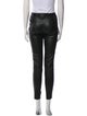 Alice + Olivia Leather Skinny Leg Pants