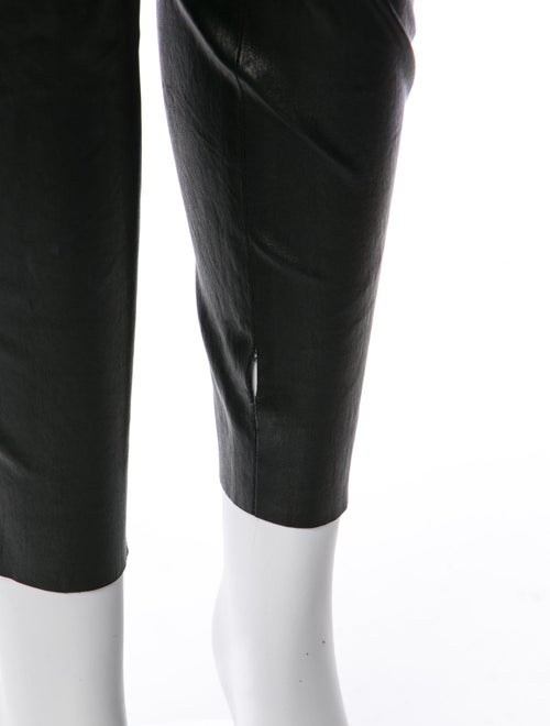 Alice + Olivia Leather Skinny Leg Pants