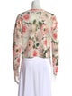 Alice + Olivia Floral Print Crew Neck Sweater