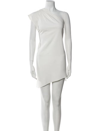 Alice + Olivia One-Shoulder Mini Dress