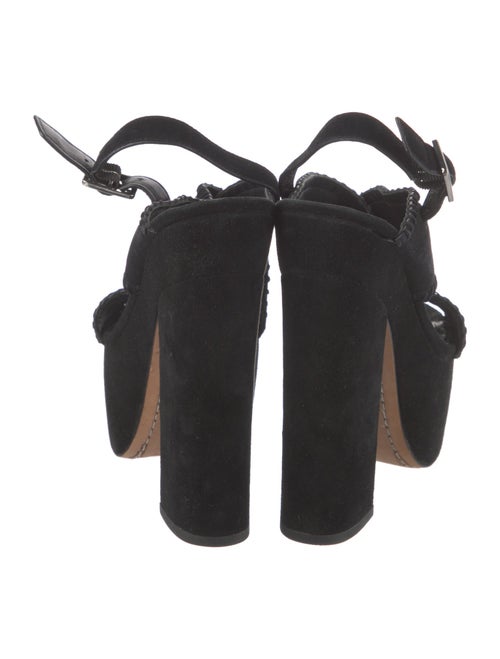 Alice + Olivia Suede Slingback Pumps