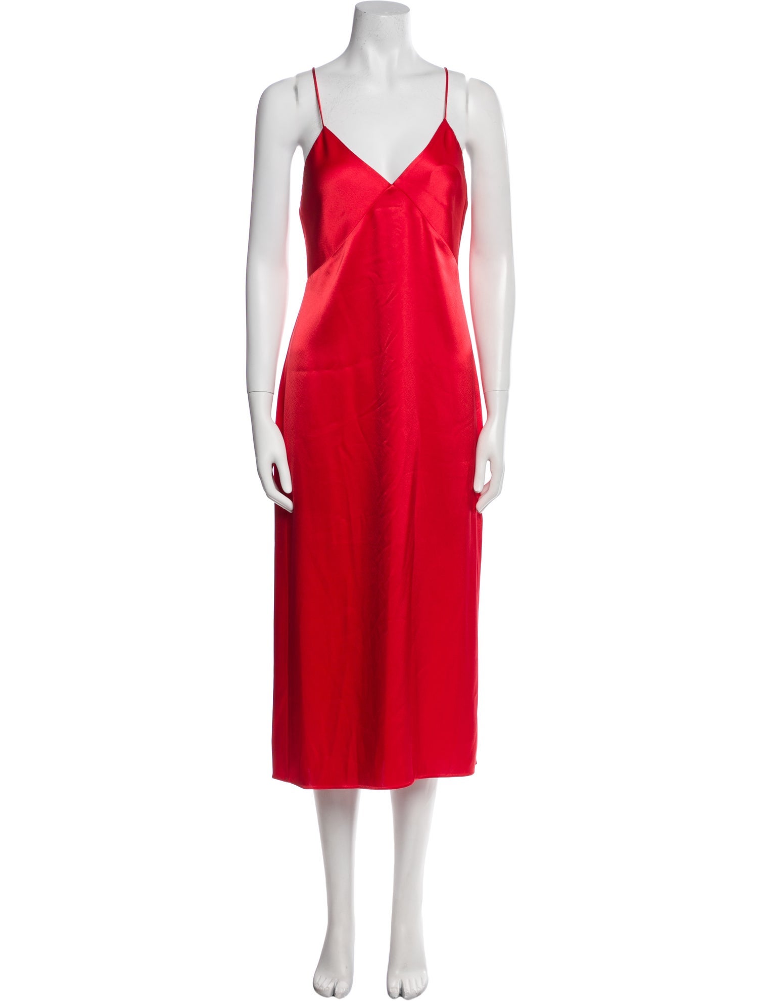 Alice + Olivia V-Neck Midi Length Dress