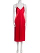 Alice + Olivia V-Neck Midi Length Dress