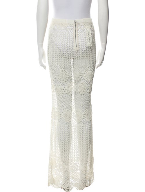 Alice + Olivia Lace Pattern Long Skirt