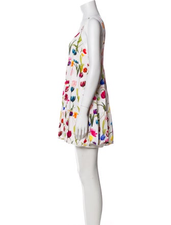 Alice + Olivia Floral Print Mini Dress