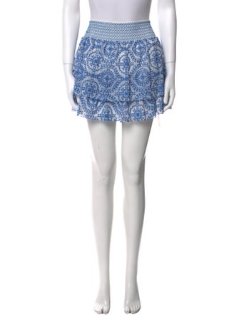 Alice + Olivia Printed Mini Skirt