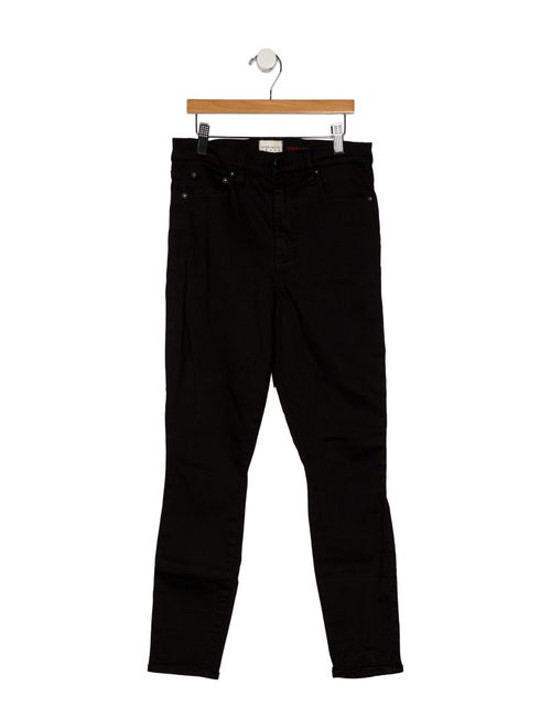 Alice + Olivia Mid-Rise Skinny Leg Jeans