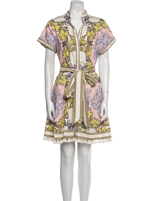 Alice + Olivia Paisley Print Knee-Length Dress