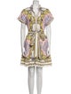 Alice + Olivia Paisley Print Knee-Length Dress