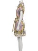 Alice + Olivia Paisley Print Knee-Length Dress