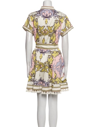 Alice + Olivia Paisley Print Knee-Length Dress