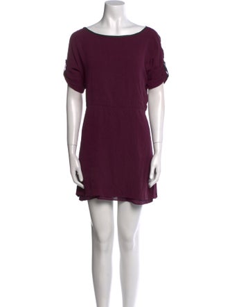 Alice + Olivia Silk Mini Dress