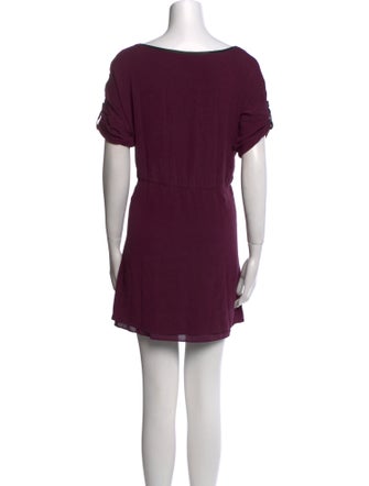 Alice + Olivia Silk Mini Dress