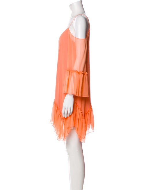 Alice + Olivia Silk Square Neckline Tunic