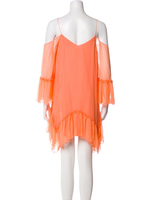 Alice + Olivia Silk Square Neckline Tunic