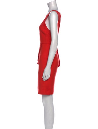 Alice + Olivia Bateau Neckline Mini Dress