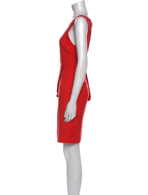 Alice + Olivia Bateau Neckline Mini Dress