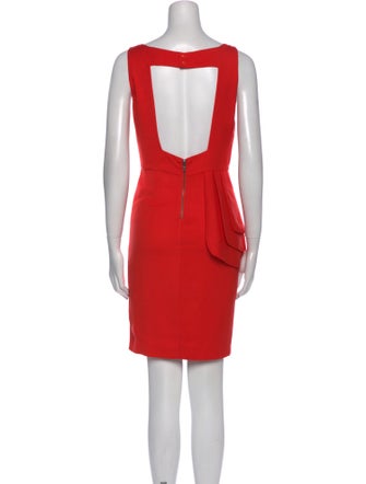 Alice + Olivia Bateau Neckline Mini Dress