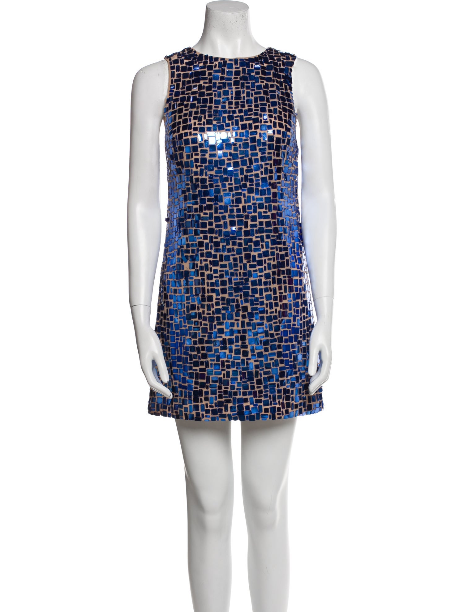 Alice + Olivia Printed Mini Dress w/ Tags