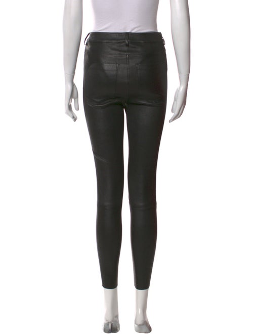 Alice + Olivia Lambskin Skinny Leg Pants