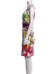 Alice + Olivia Floral Print Knee-Length Dress