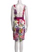 Alice + Olivia Floral Print Knee-Length Dress
