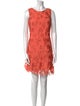 Alice + Olivia Lace Pattern Mini Dress