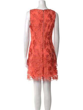 Alice + Olivia Lace Pattern Mini Dress